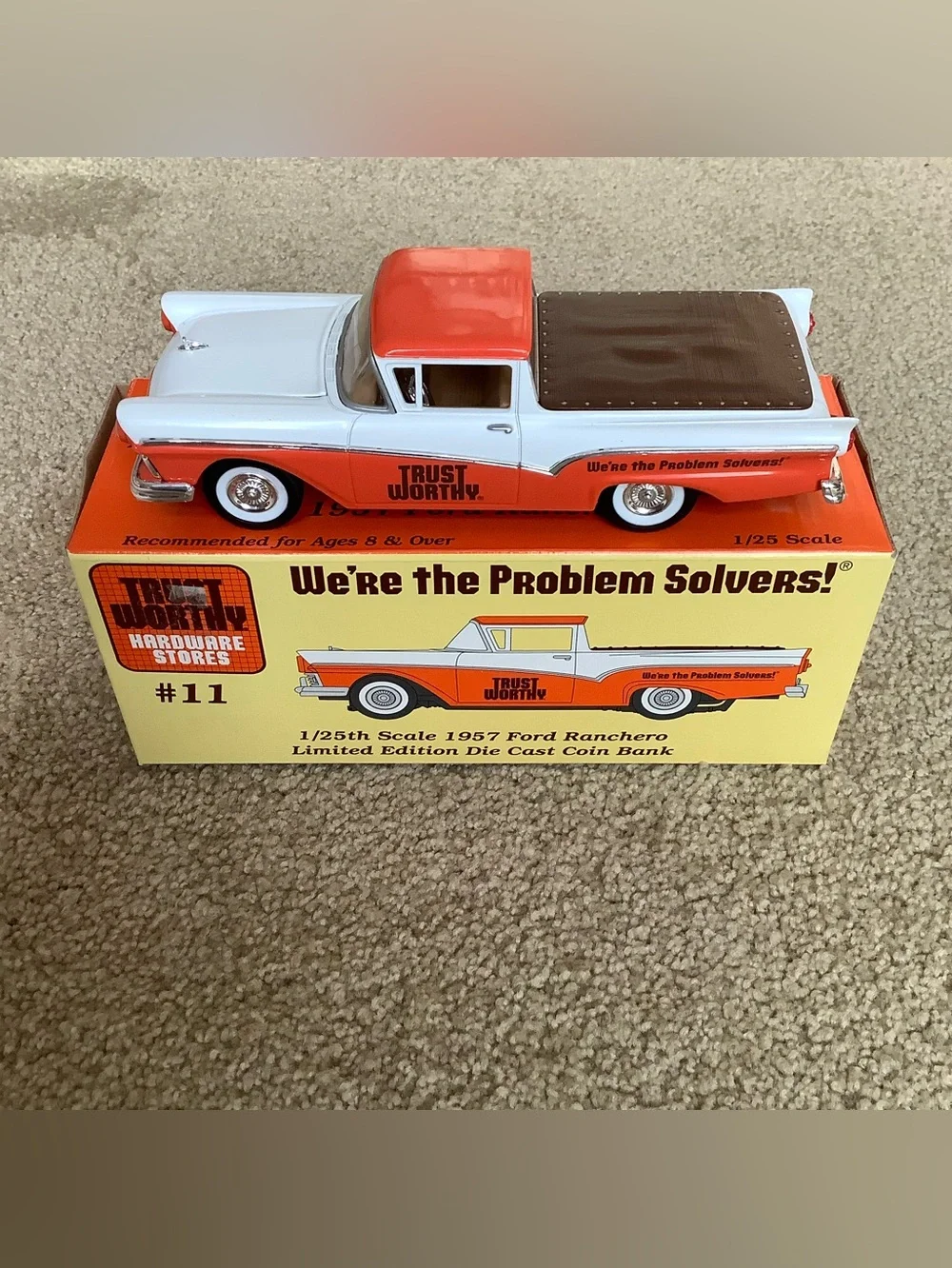 Trust Worthy Hardware Diecast Ford Pickup Ranchero F-1 Panel Truck - Set of